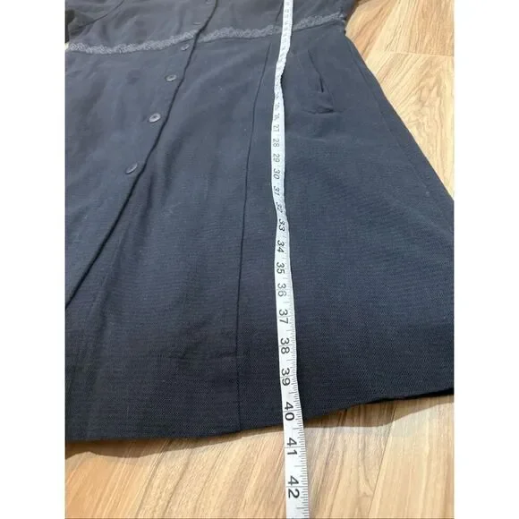 Gudrun Sjoden embroidered jacket coat sz Large - Picture 7 of 8